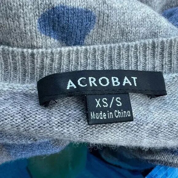 Acrobat Essential Camo Pullover Size XS /S Oversized Wool/Cashmere - Picture 5 of 5